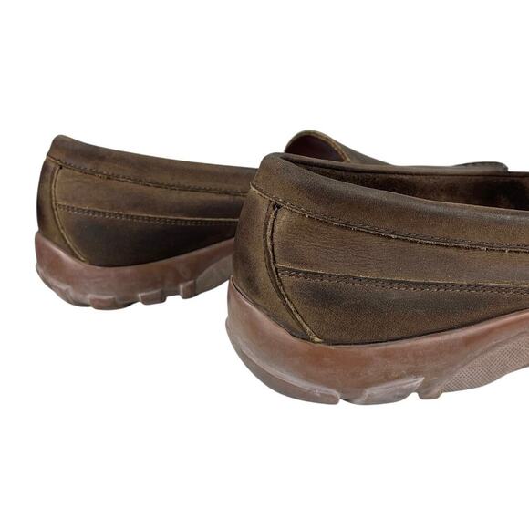 Allen Edmonds Boulder Slip On Loafers Brown Leather Men’s 9.5 D Business Casual - Picture 2 of 10